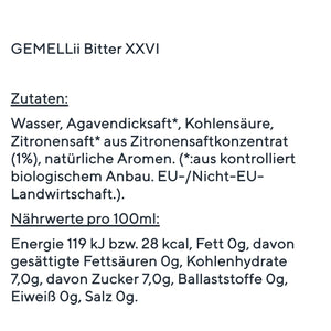 GEMELLii Bitter XXVI (non-alcoholic), 4-Pack